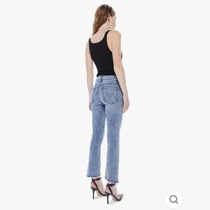 Mother Jeans The Insider Crop Step Fray in Twice Shy size 25